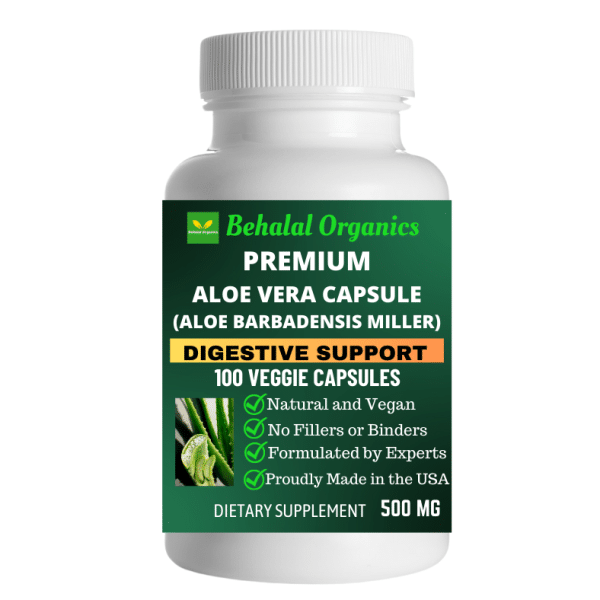 Aloe Vera capsules Behalal Organics