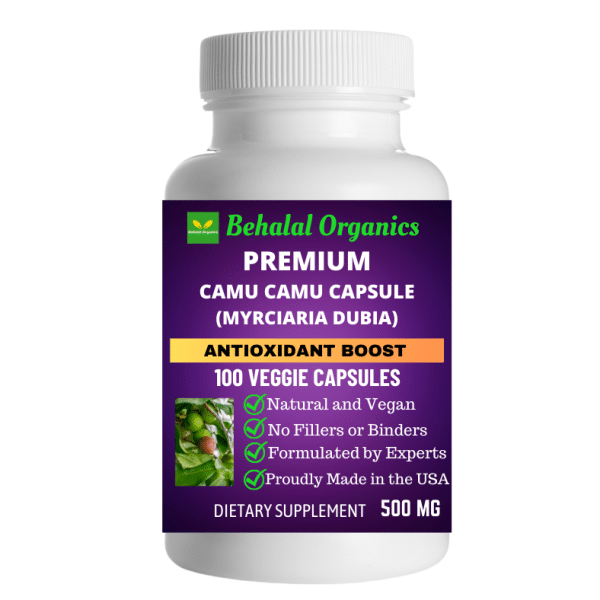Camu camu capsules Behalal Organics
