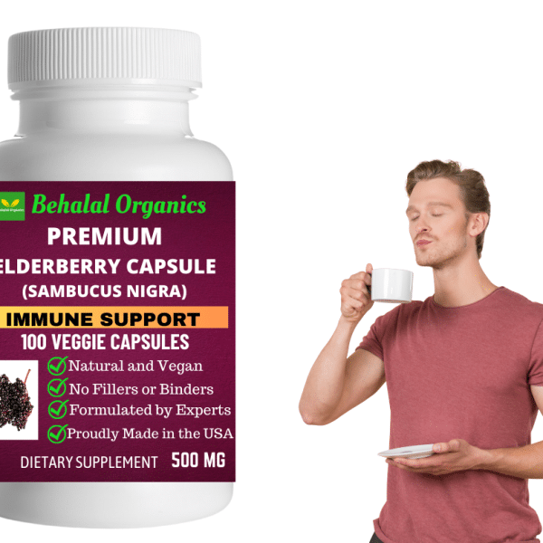 Elderberry capsules Behalal Organics