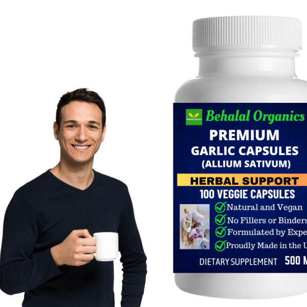 Garlic Capsules Behalal Organics