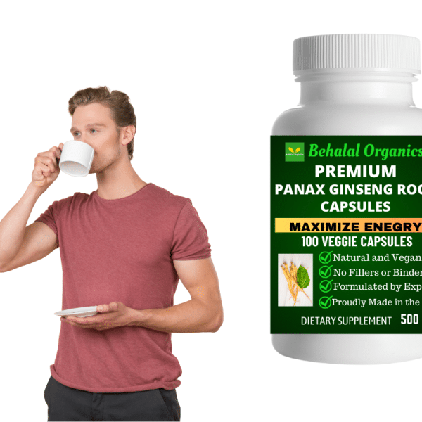 Panax Ginseng Root Capsules Behalal Organics