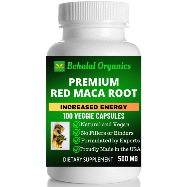 Red Maca Root Behalal Organics