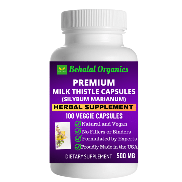 Milk Thistle Capsule Behalal Organics
