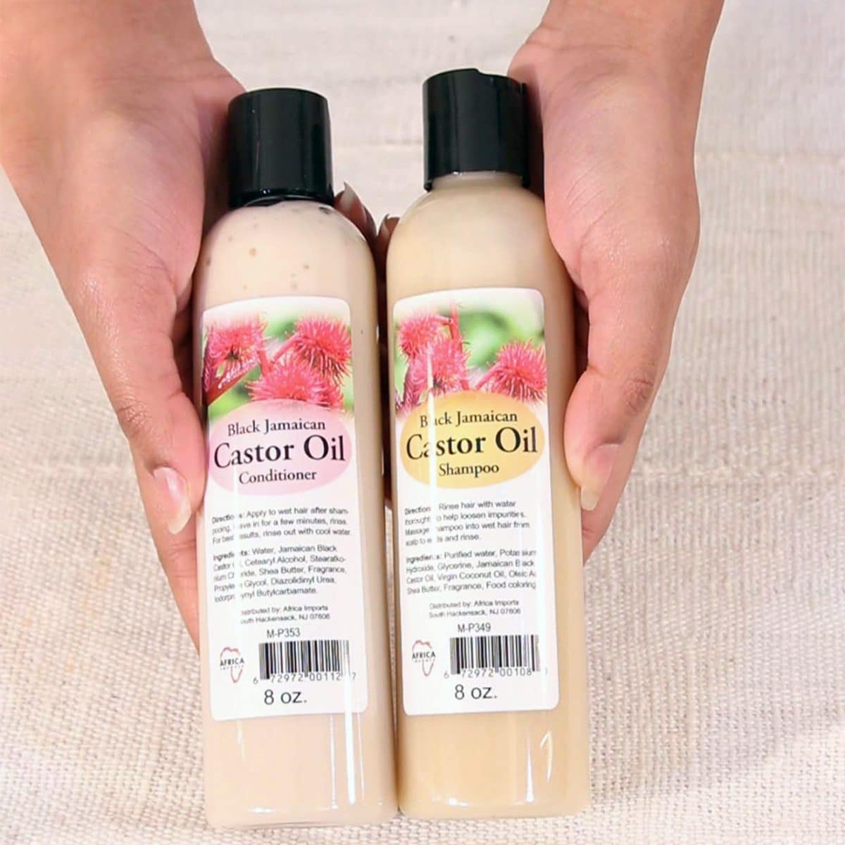Black Jamaican Castor Shampoo & Conditioner Set_Behalaal.com