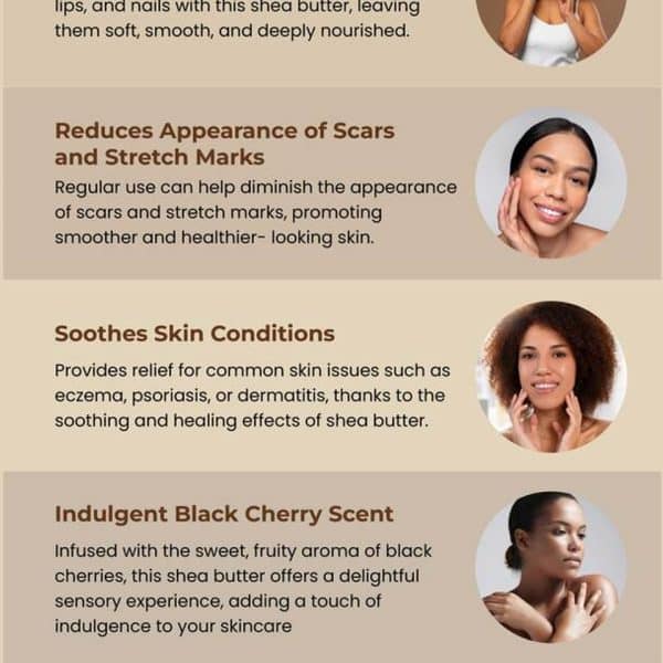 Afrikan Republic: Shea Butter - Black Cherry: 1 oz. - behalaal.com