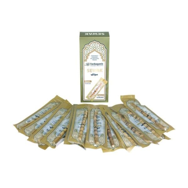 Miswak Plain Chewsticks - 12 pack - behalaal.com
