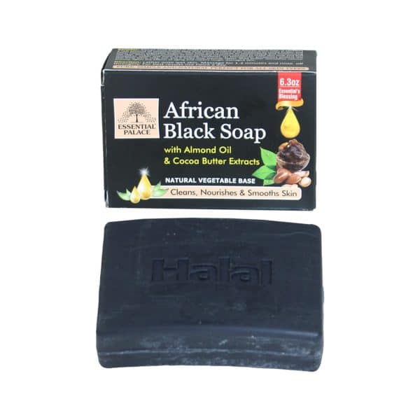 Essential Palace: African Black Soap w/Almond & Cocoa - 6.3 oz. - behalaal.com