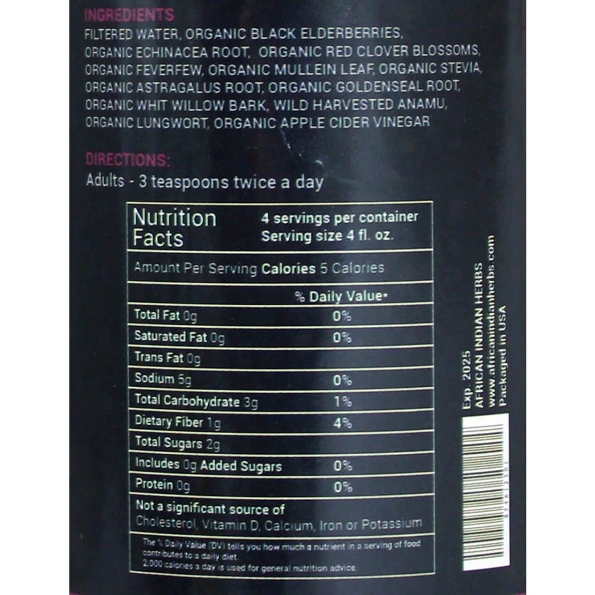 Elderberry Wellness Detox - 16 oz_Behalaal.com