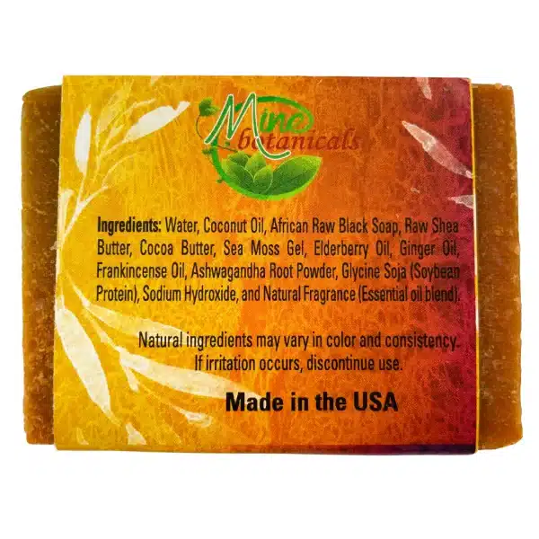 Sea Moss with Elderberry Handmade Soap 2 behalaal