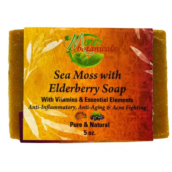 Sea Moss with Elderberry Handmade Soap behalaal