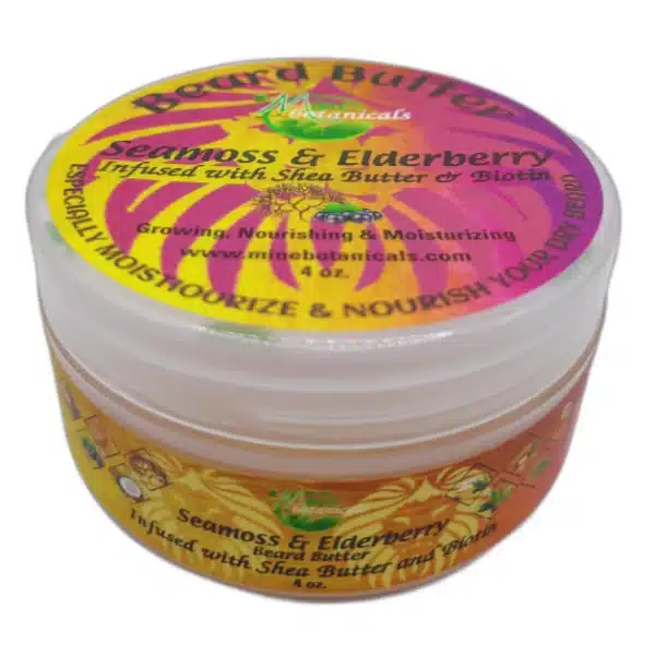 Seamoss Elderberry Beard Butter 4oz 1 behalaal