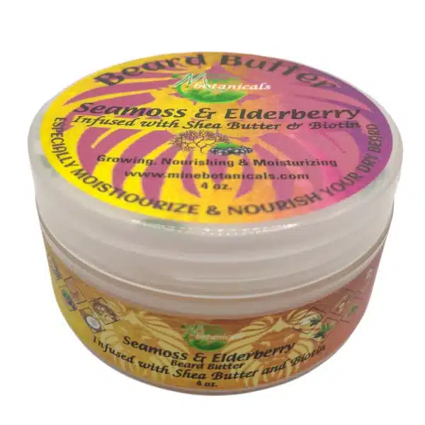 Seamoss Elderberry Beard Butter 4oz 2 behalaal