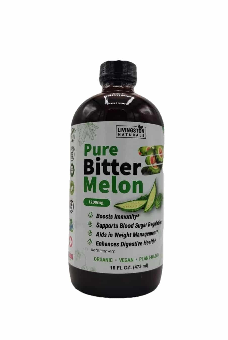 s-l1600-174jpg Pure Bitter Melon By Livingston Natural Herbal Labs, Plant-Based Foods, 16 oz - Image 1