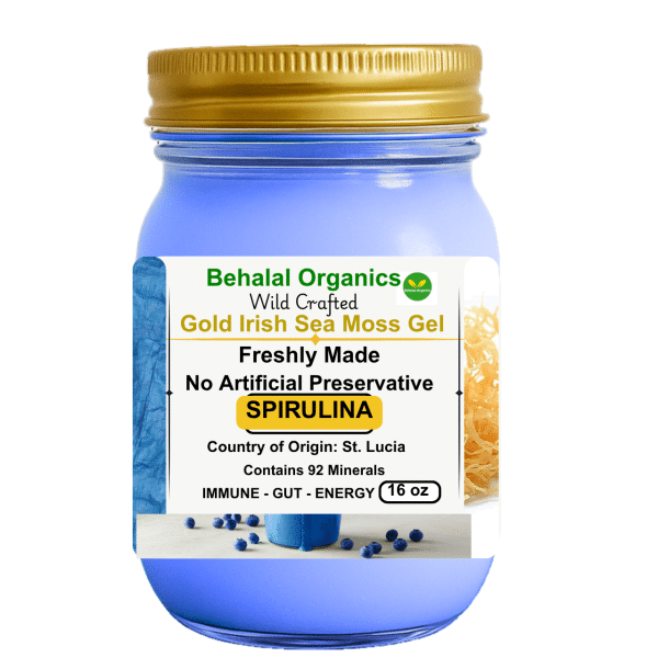 Spirulina Irish Sea Moss Gel_BehalalOrganics.com