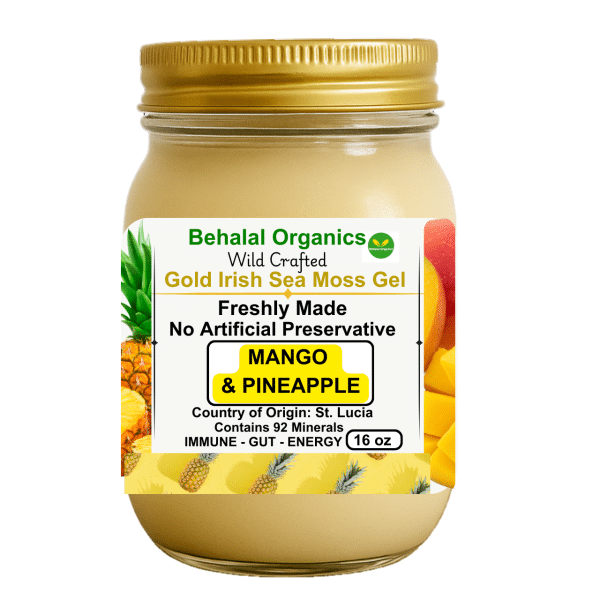 Mango Pineapple Irish Sea Moss_BehalalOrganics.com