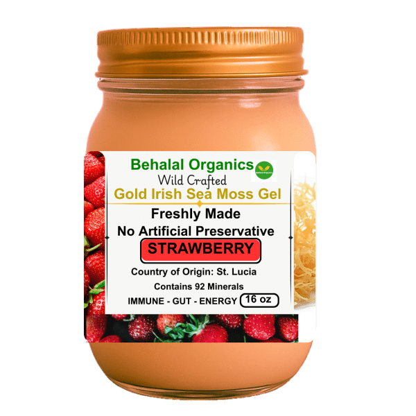 Strawberry Irish Sea Moss_BehalalOrganics.com