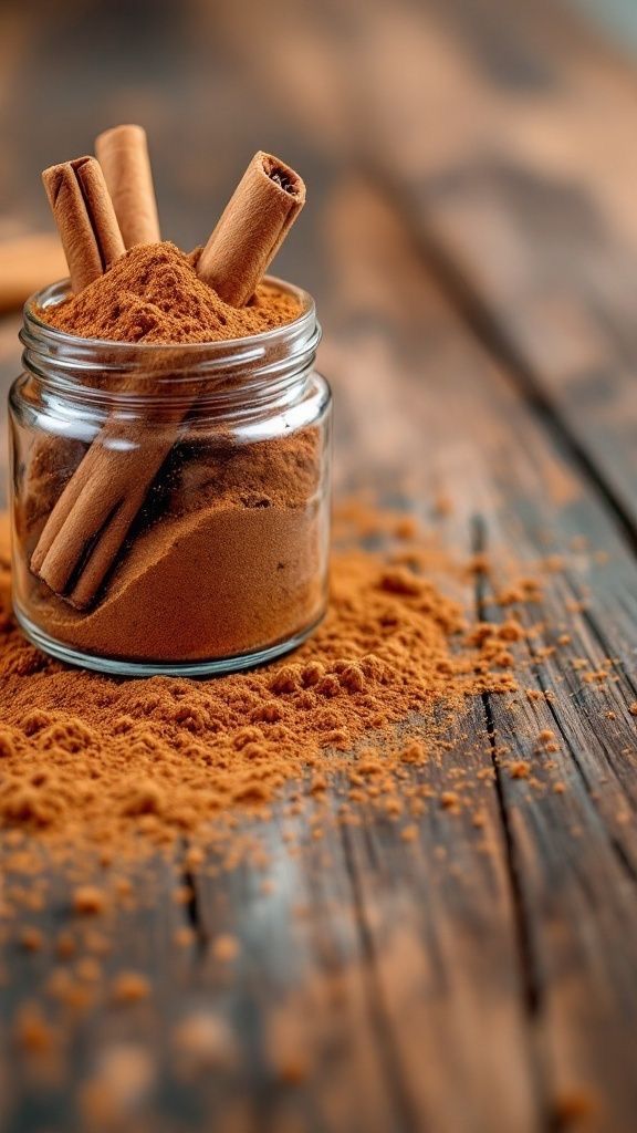 Cinnamon sticks and powder